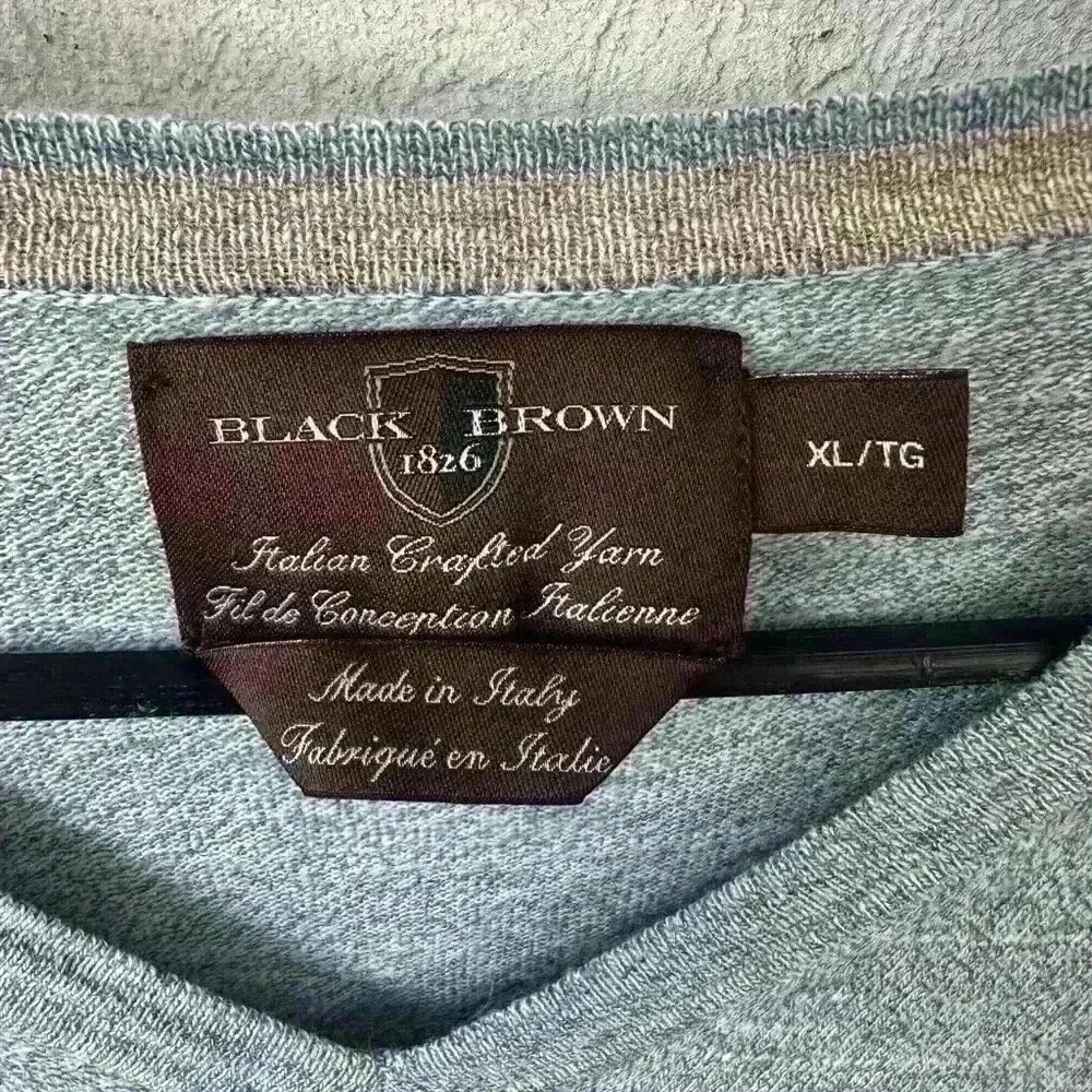 Men’s Italian sweater. Size XL. Black Brown 1826. Italian crafted in Italy - Picture 4 of 4